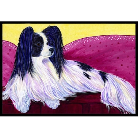 Carolines Treasures Papillon Doormat - 24 x 36 in. SS8416JMAT
